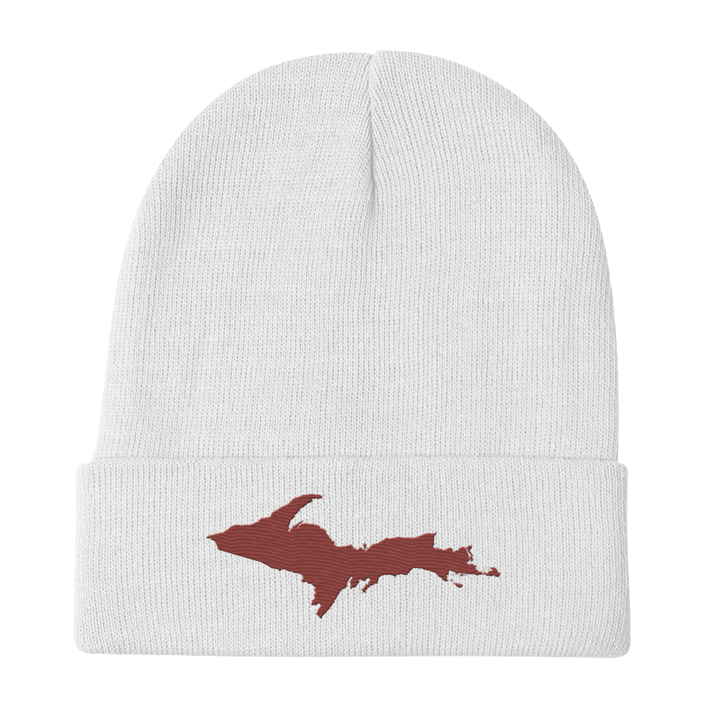 Upper Peninsula Winter Beanie | Ore Dock Red