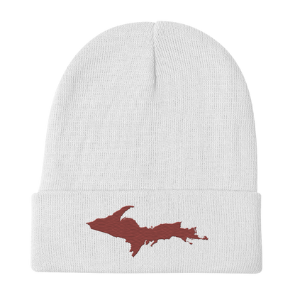 Upper Peninsula Winter Beanie | Ore Dock Red