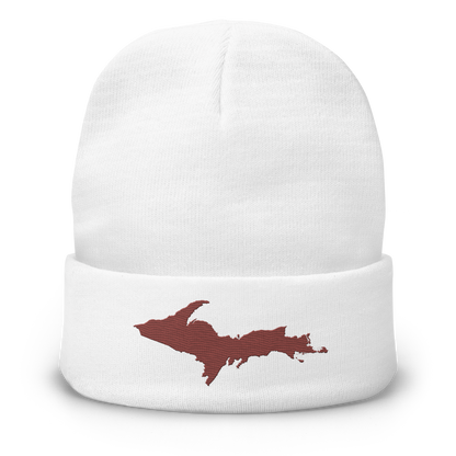 Upper Peninsula Winter Beanie | Ore Dock Red