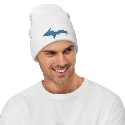 Upper Peninsula Winter Beanie | Traverse Blue