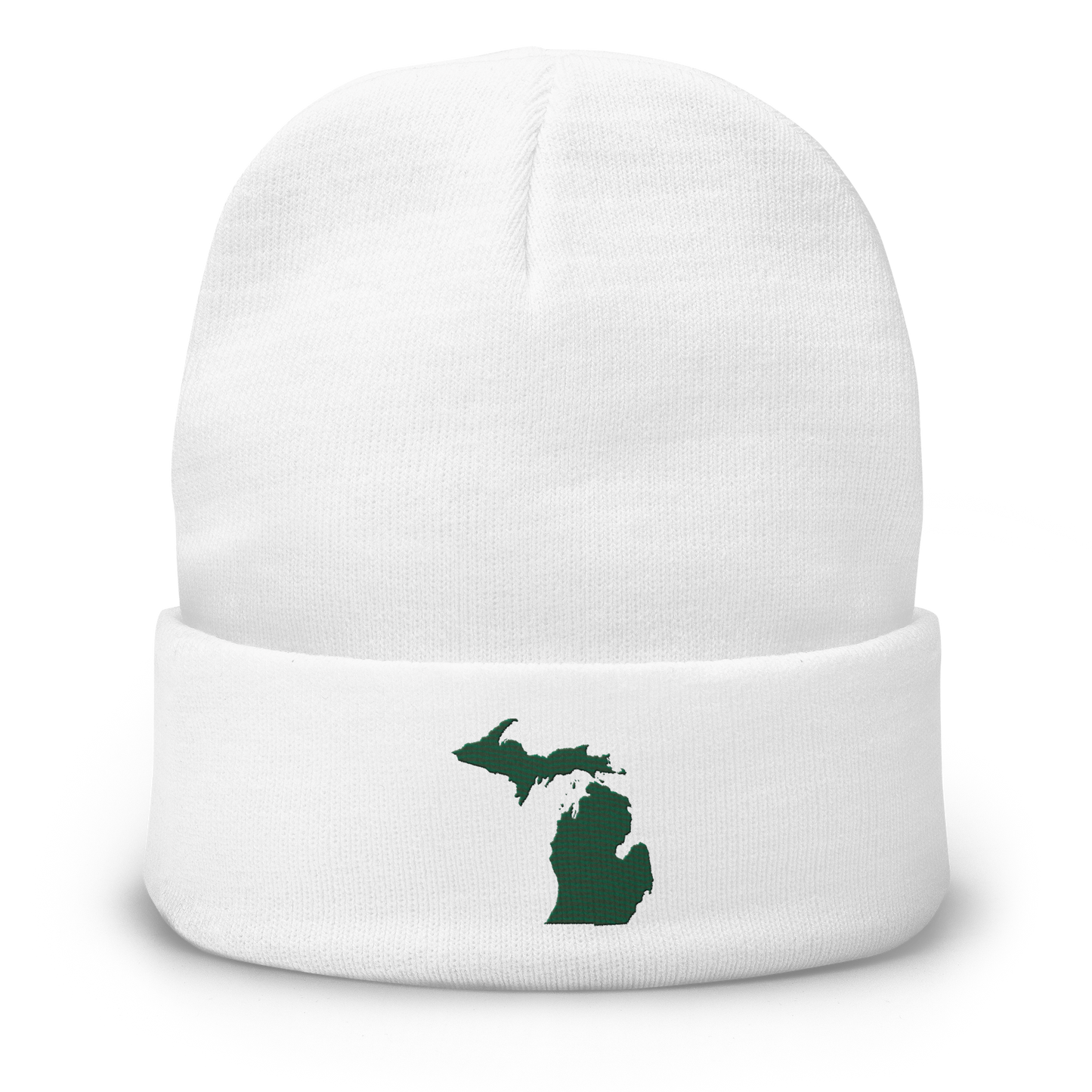 Michigan Winter Beanie | Superior Green Outline