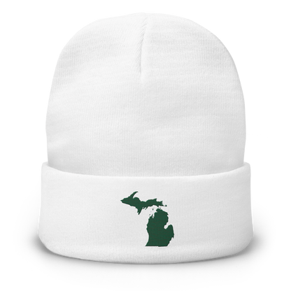 Michigan Winter Beanie | Superior Green Outline