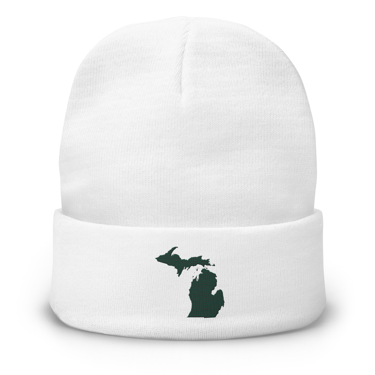 Michigan Winter Beanie | Laconic Green Outline