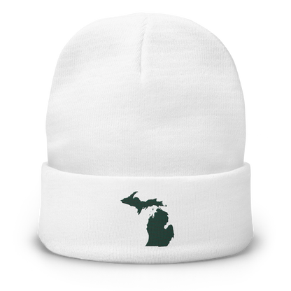 Michigan Winter Beanie | Laconic Green Outline