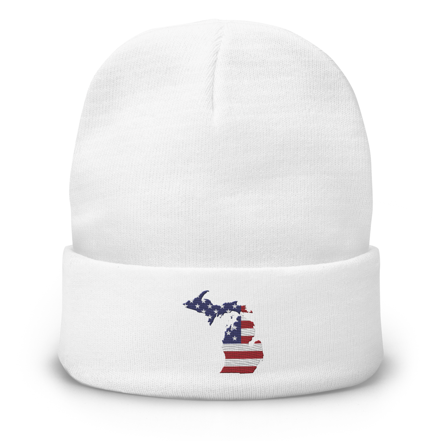 Michigan Winter Beanie | Patriotic Outline