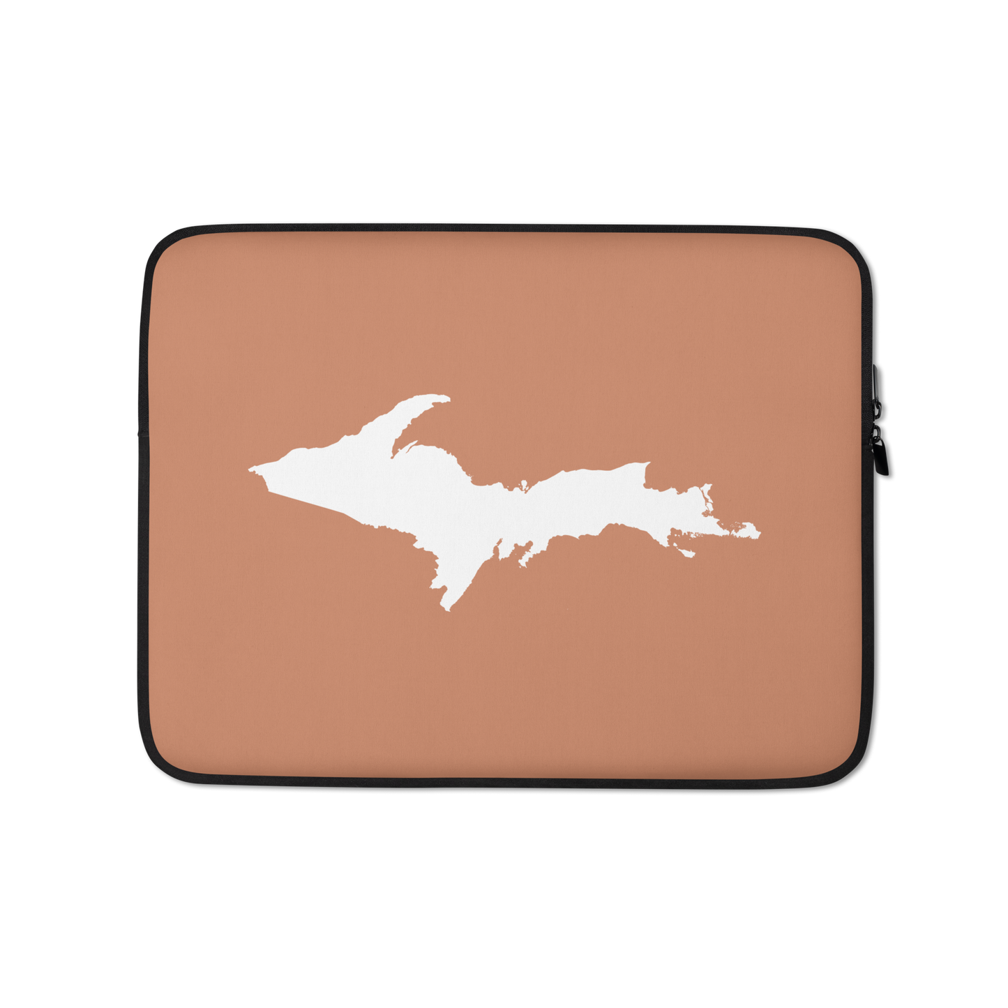 Michigan Upper Peninsula Laptop Sleeve (w/ UP Outline) | Copper Color