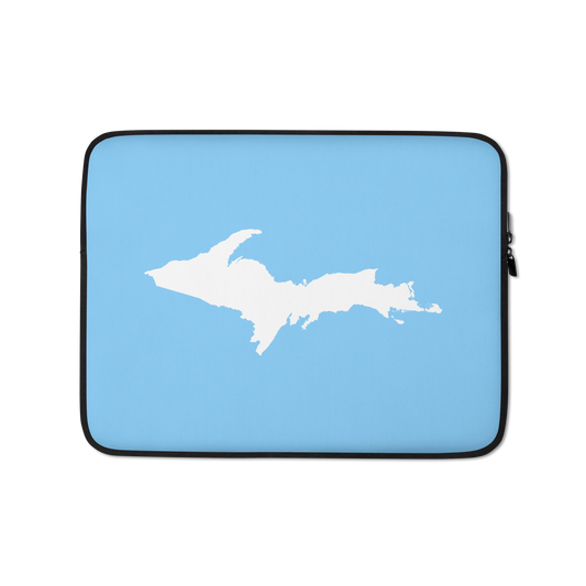 Michigan Upper Peninsula Laptop Sleeve (w/ UP Outline) | DTW Blue