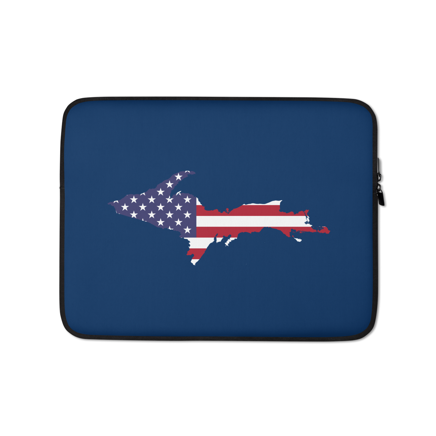 Michigan Upper Peninsula Laptop Sleeve (w/ UP Outline) | Old Glory Blue