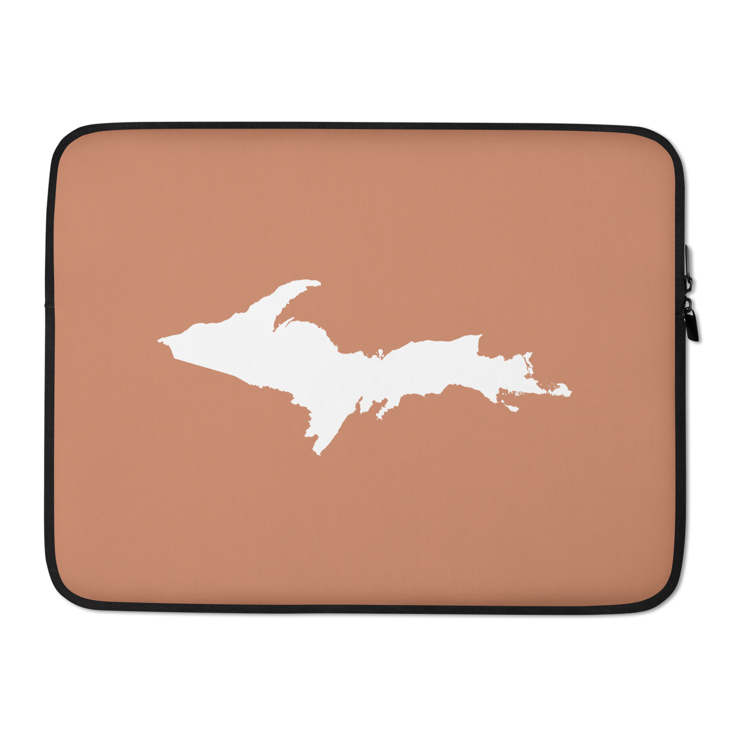 Michigan Upper Peninsula Laptop Sleeve (w/ UP Outline) | Copper Color