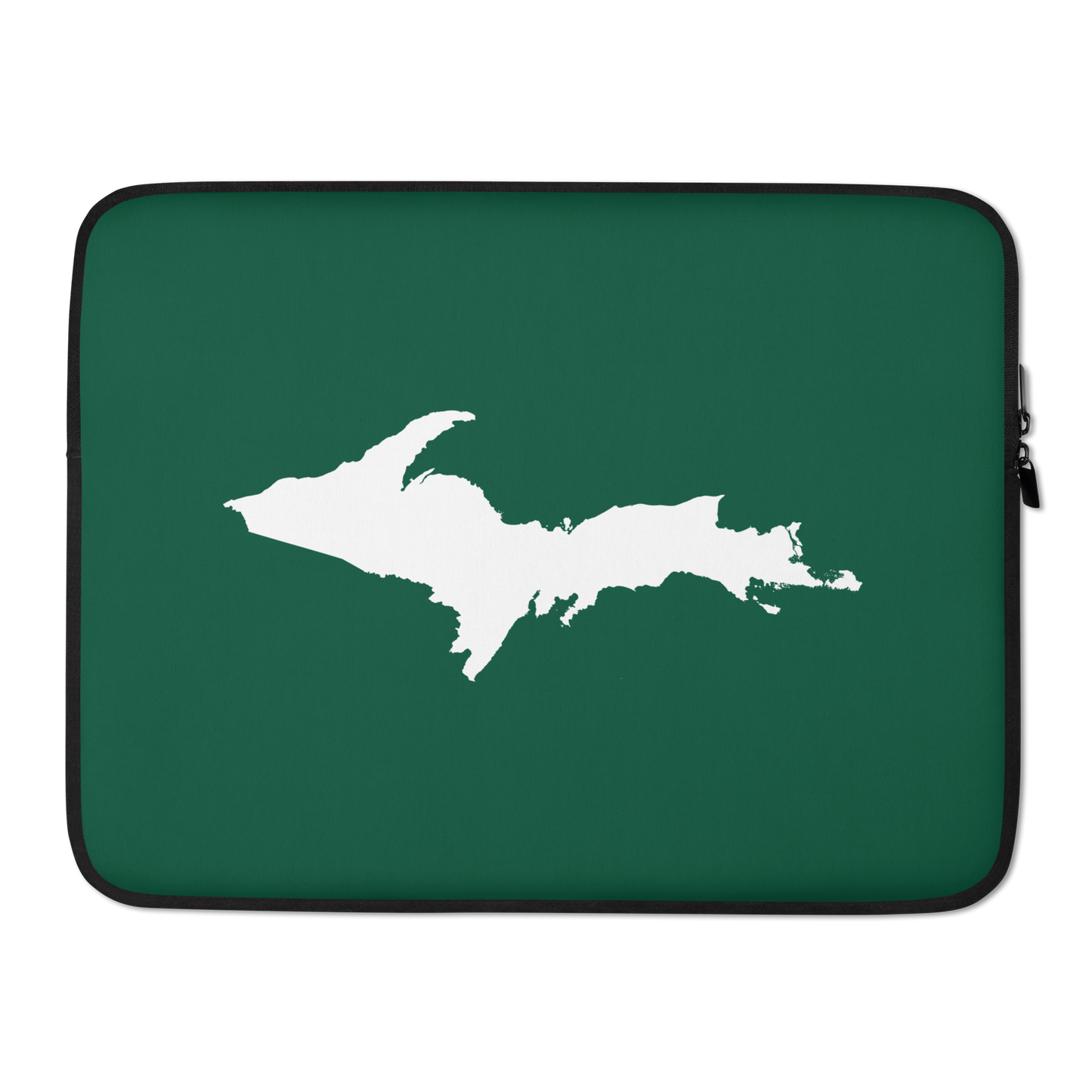 Michigan Upper Peninsula Laptop Sleeve (w/ UP Outline) | Superior Green