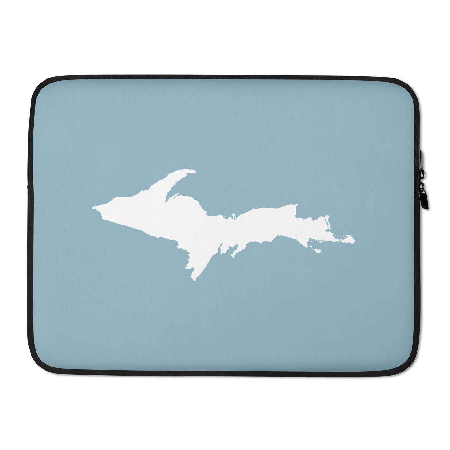 Michigan Upper Peninsula Laptop Sleeve (w/ UP Outline) | Opal Blue