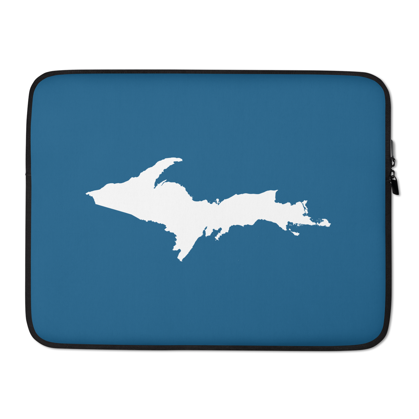 Michigan Upper Peninsula Laptop Sleeve (w/ UP Outline) | Blueberry