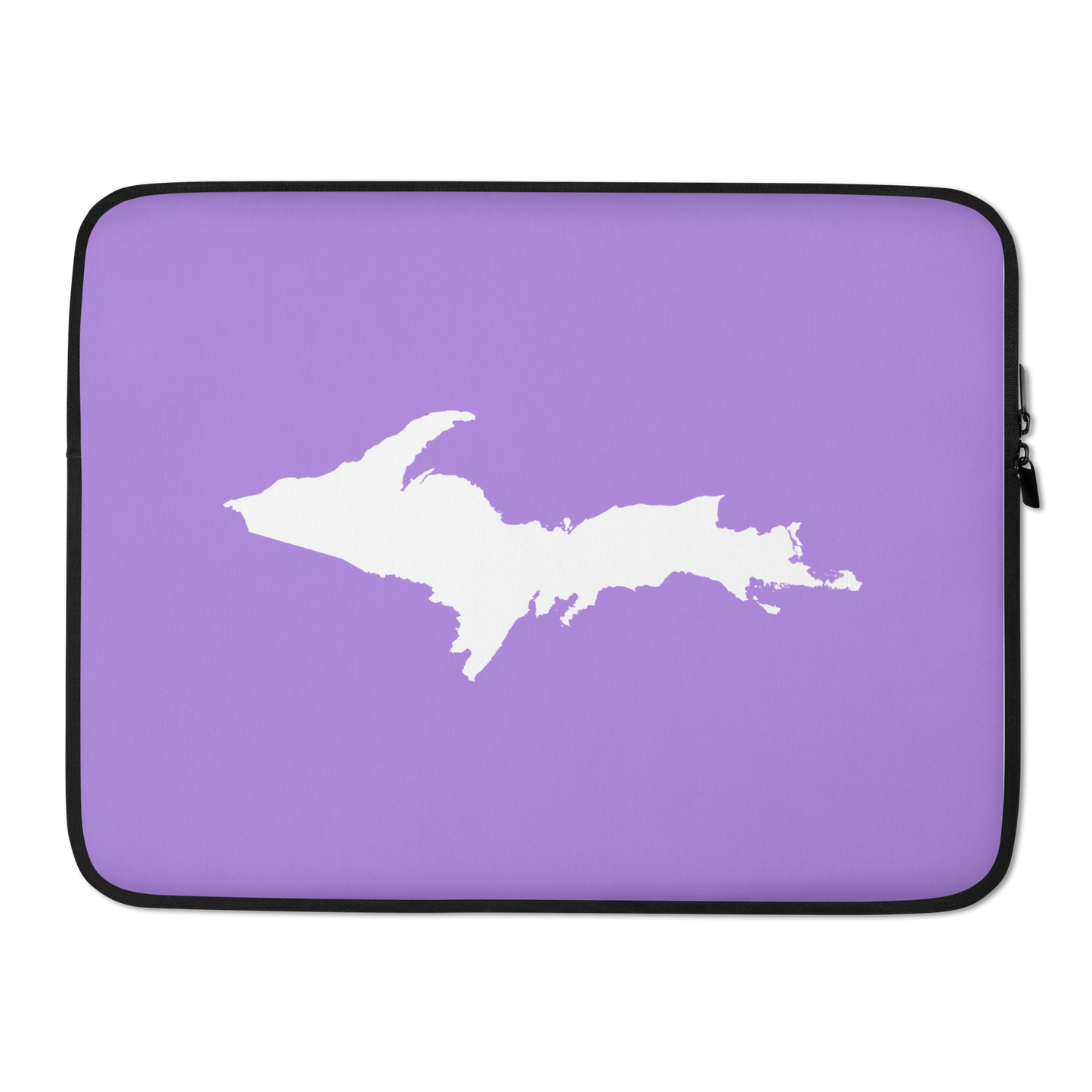 Michigan Upper Peninsula Laptop Sleeve (w/ UP Outline) | Lavender