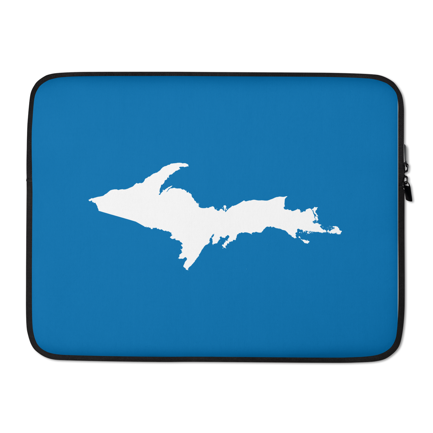 Michigan Upper Peninsula Laptop Sleeve (w/ UP Outline) | Azure