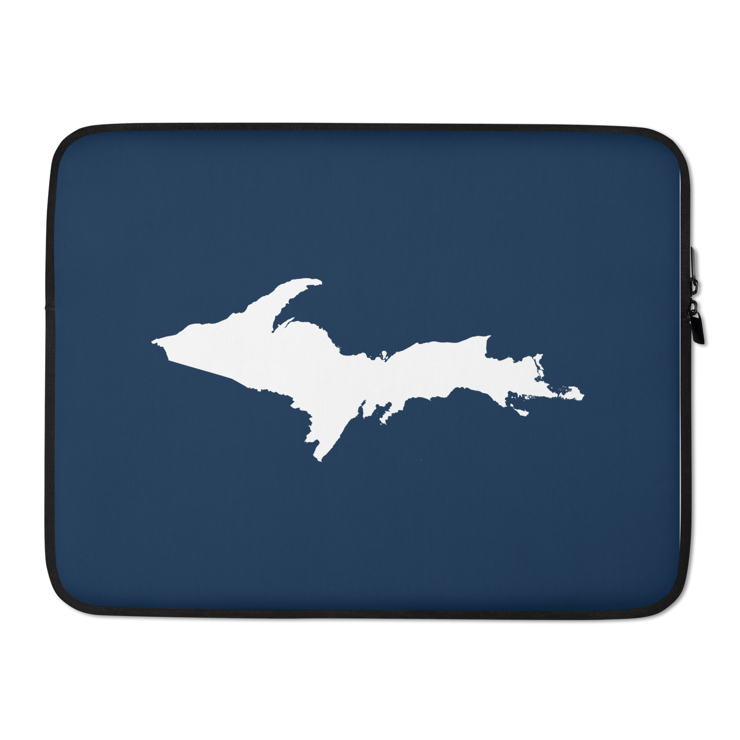 Michigan Upper Peninsula Laptop Sleeve (w/ UP Outline) | Navy