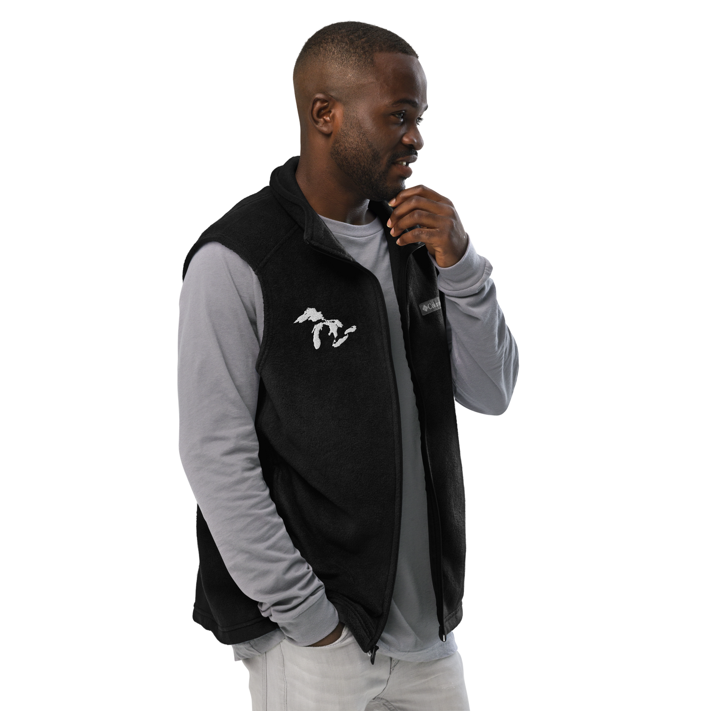 Great Lakes Fleece Vest | Men's - White