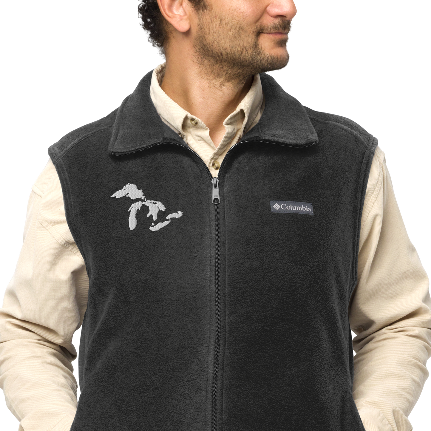 Great Lakes Fleece Vest | Men's - White