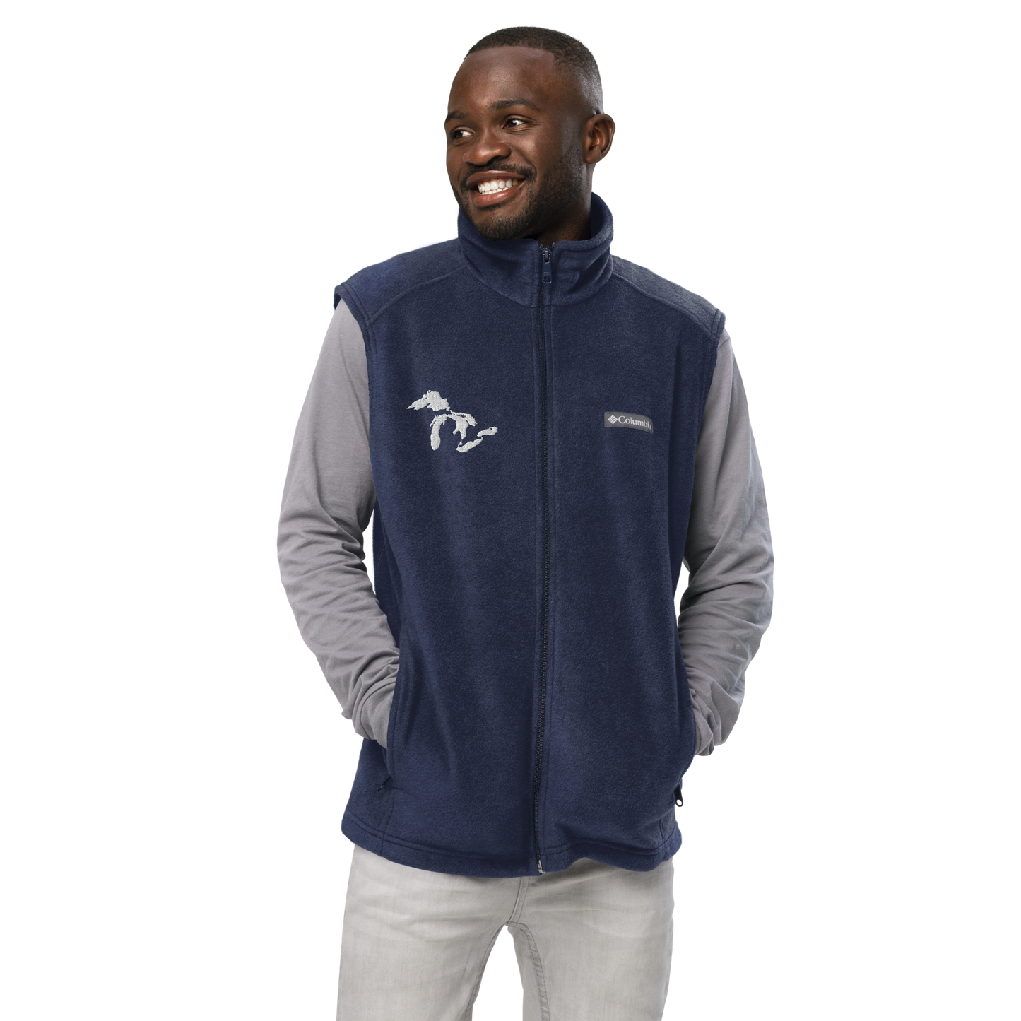 Great Lakes Fleece Vest | Men's - White