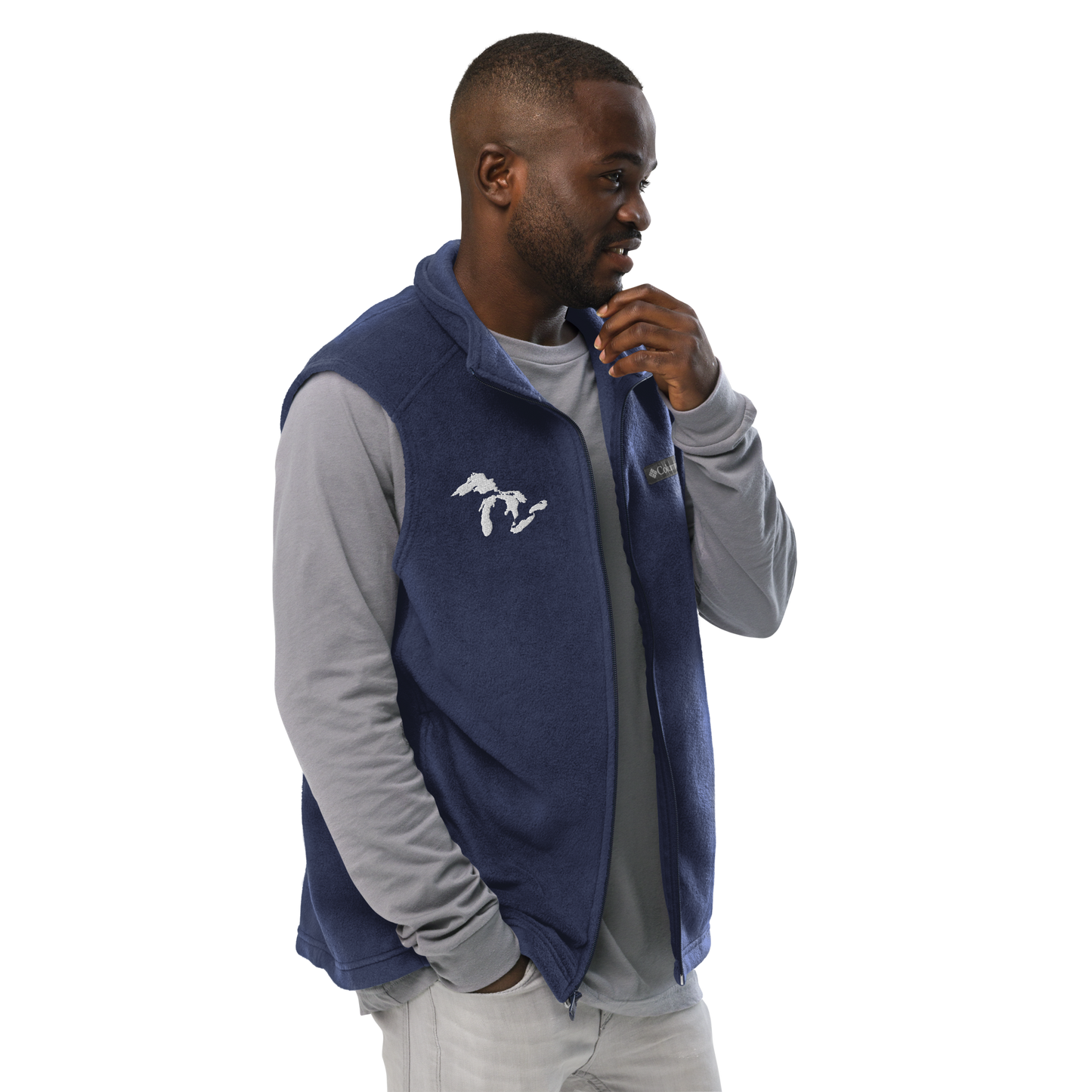 Great Lakes Fleece Vest | Men's - White