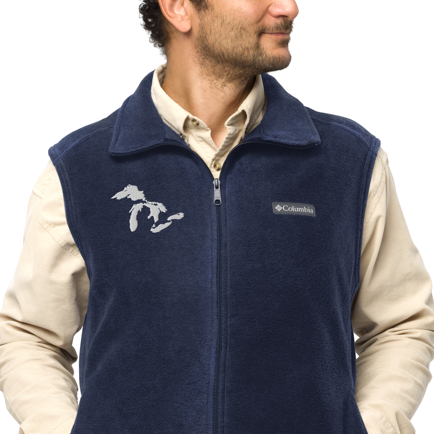 Great Lakes Fleece Vest | Men's - White