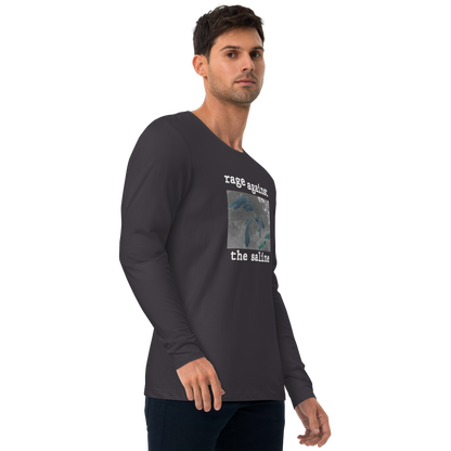 Great Lakes 'Rage Against the Saline' Long Sleeve T-Shirt | Men's Fitted