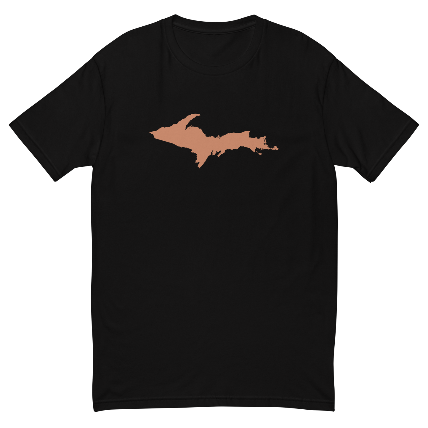 Michigan Upper Peninsula T-Shirt (w/ Copper UP Outline) | Men's Fitted