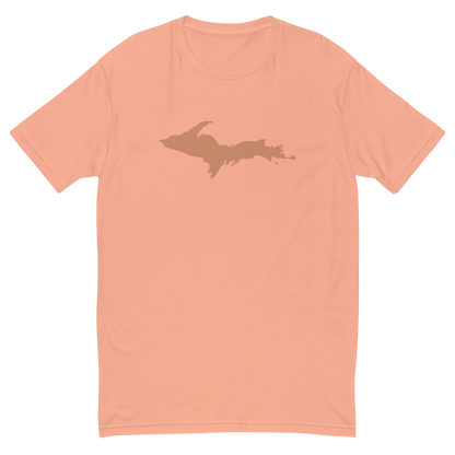 Michigan Upper Peninsula T-Shirt (w/ Copper UP Outline) | Men's Fitted