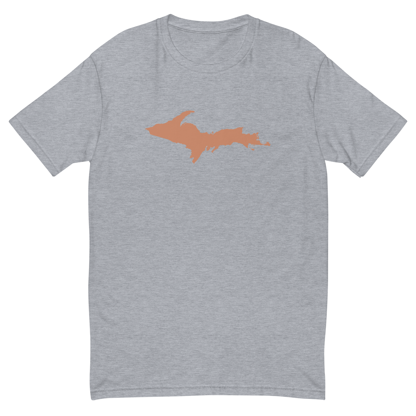 Michigan Upper Peninsula T-Shirt (w/ Copper UP Outline) | Men's Fitted