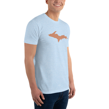 Michigan Upper Peninsula T-Shirt (w/ Copper UP Outline) | Men's Fitted