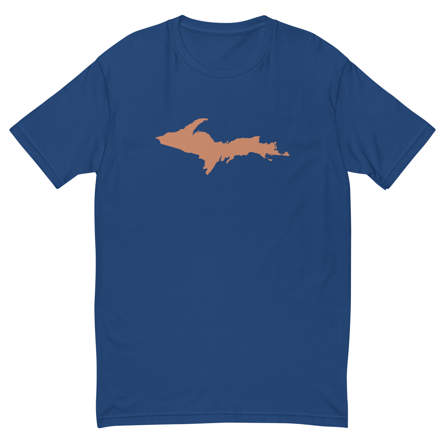 Michigan Upper Peninsula T-Shirt (w/ Copper UP Outline) | Men's Fitted