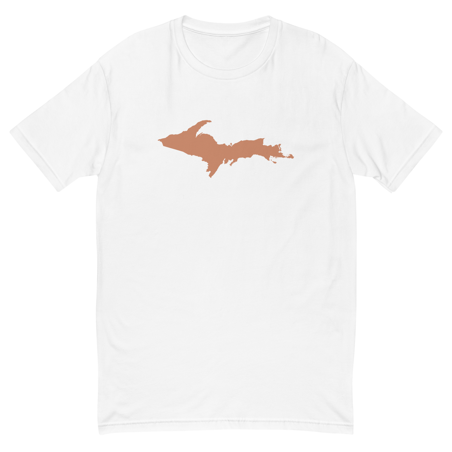 Michigan Upper Peninsula T-Shirt (w/ Copper UP Outline) | Men's Fitted