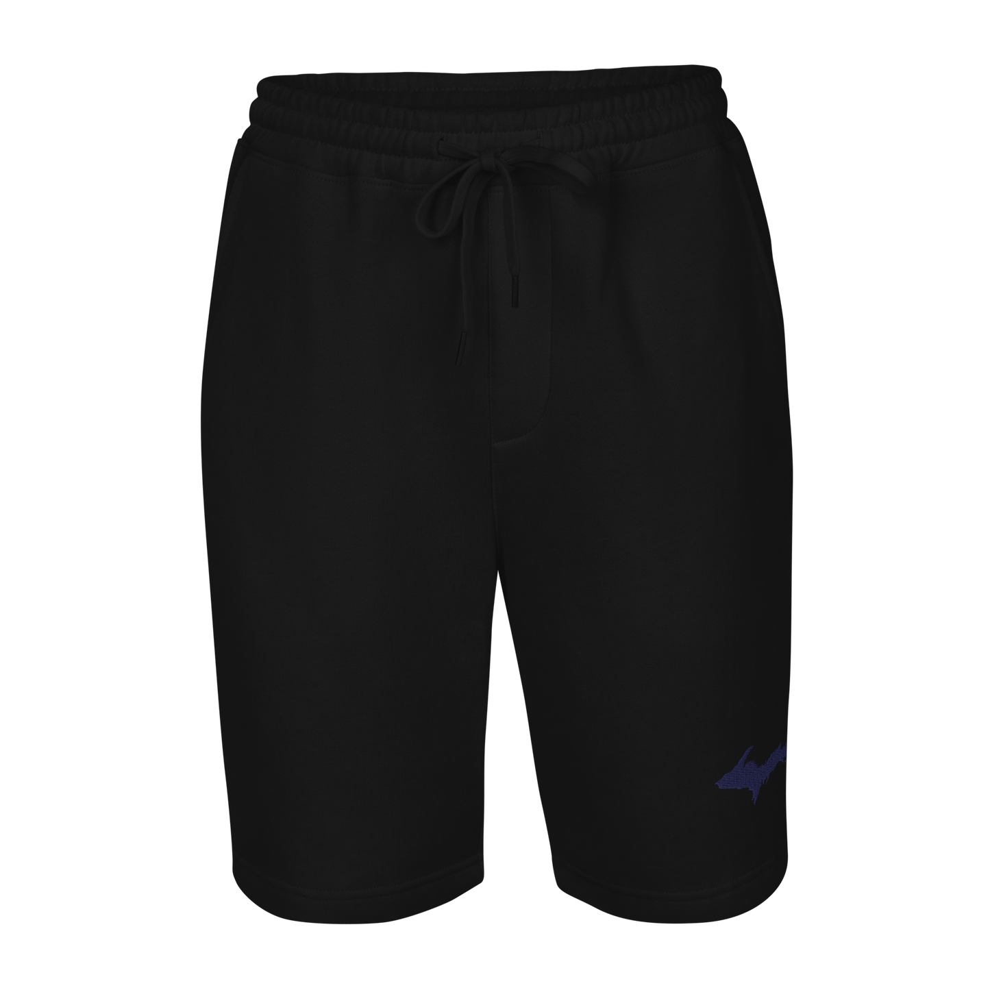 Michigan Upper Peninsula Shorts ( w/ Embroidered UP Outline ) | Men's Fleece