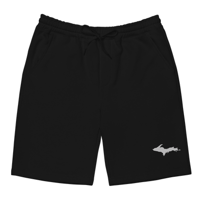 Michigan Upper Peninsula Shorts ( w/ Embroidered UP Outline ) | Men's Fleece