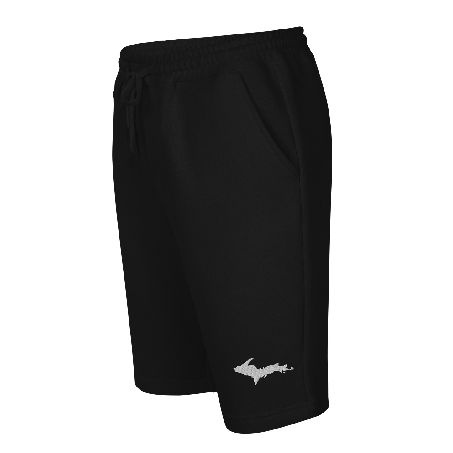 Michigan Upper Peninsula Shorts ( w/ Embroidered UP Outline ) | Men's Fleece