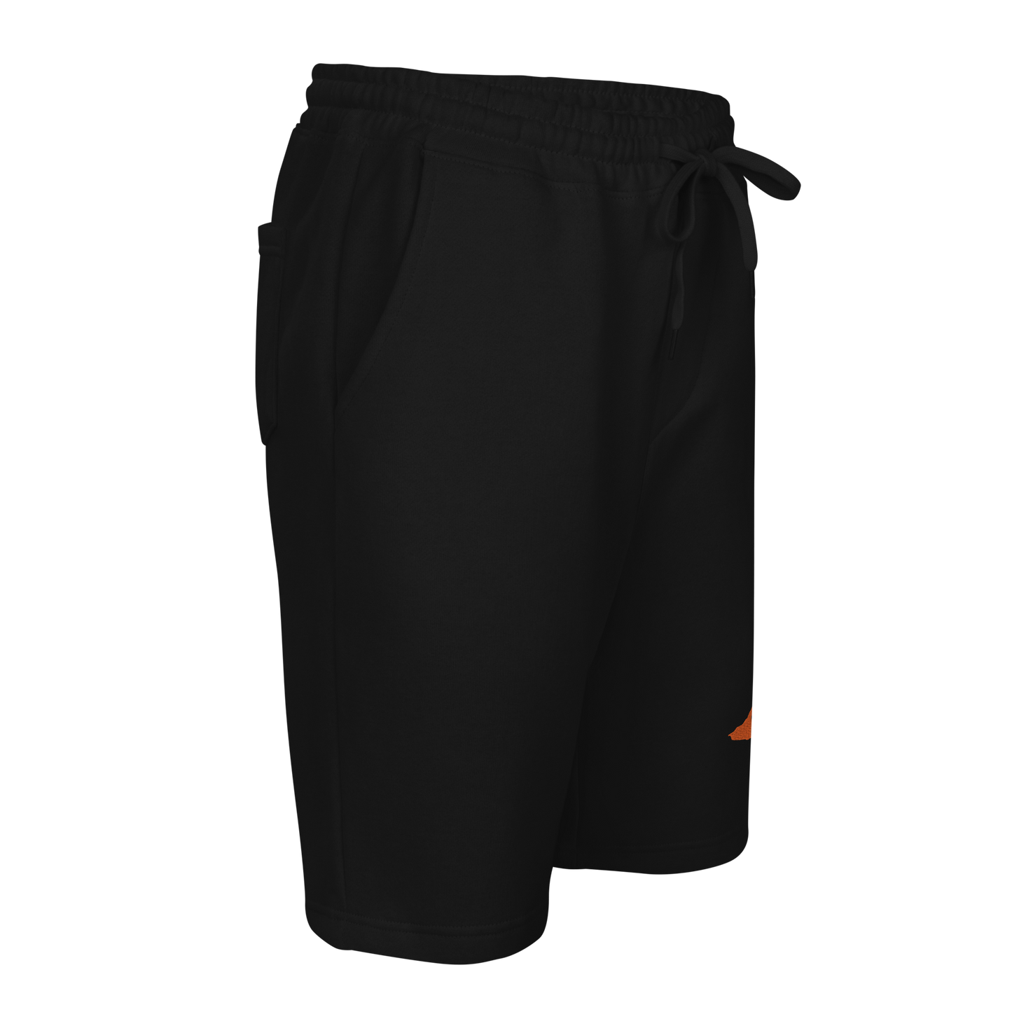 Michigan Upper Peninsula Shorts ( w/ Embroidered Orange UP Outline ) | Men's Fleece