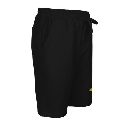 Michigan Upper Peninsula Shorts ( w/ Embroidered Gold UP Outline ) | Men's Fleece