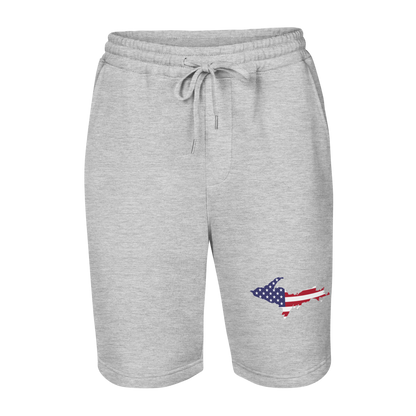 Michigan Upper Peninsula Shorts (w/ UP USA Outline) | Men's Fleece