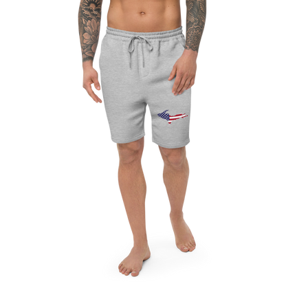 Michigan Upper Peninsula Shorts (w/ UP USA Outline) | Men's Fleece