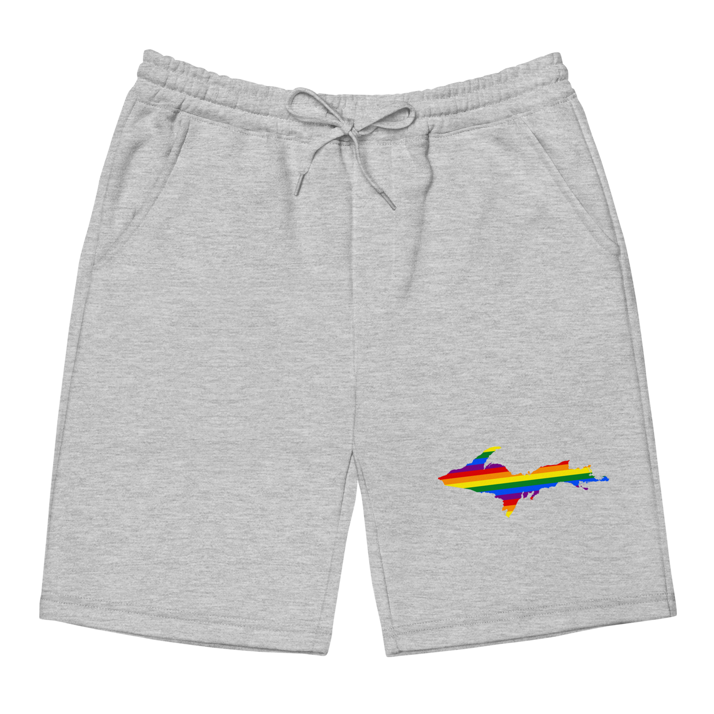 Michigan Upper Peninsula Shorts (w/ UP Pride Flag) | Men's Fleece