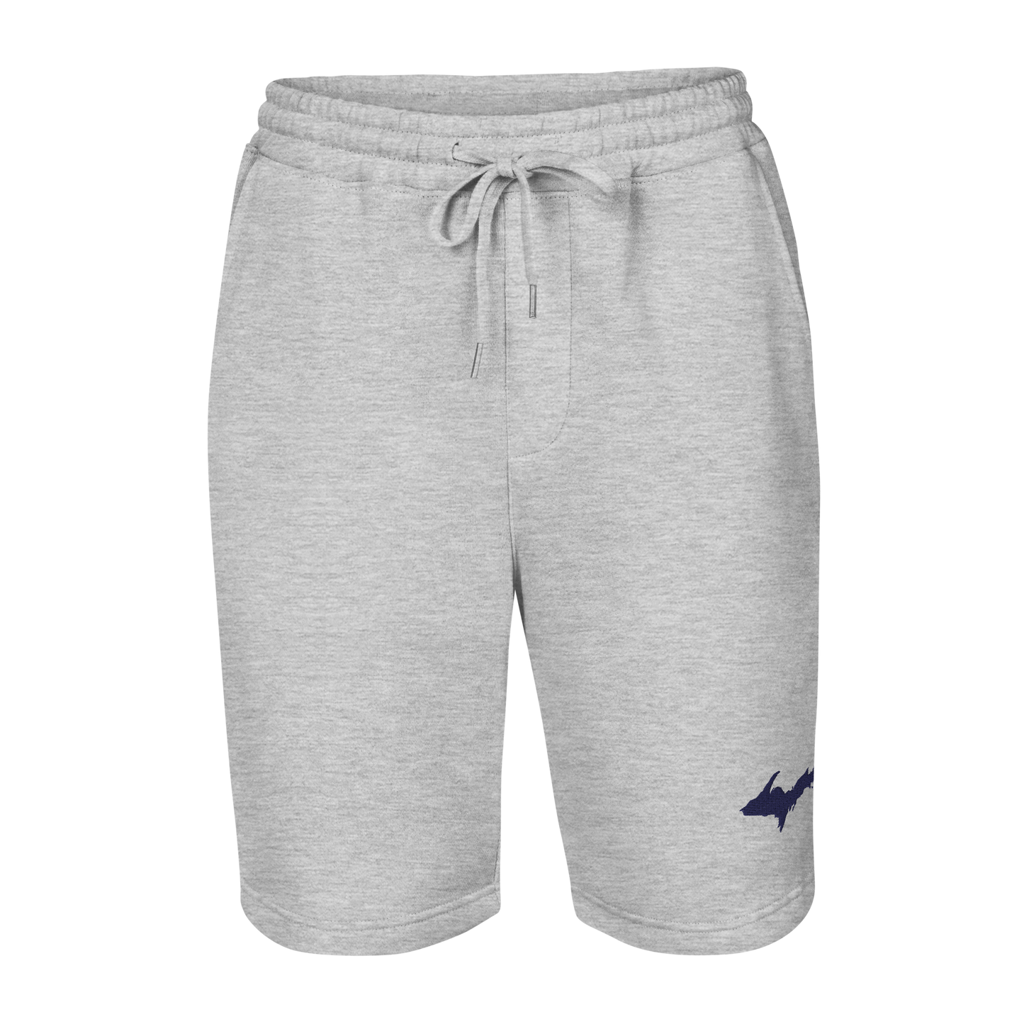 Michigan Upper Peninsula Shorts ( w/ Embroidered UP Outline ) | Men's Fleece