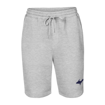 Michigan Upper Peninsula Shorts ( w/ Embroidered UP Outline ) | Men's Fleece