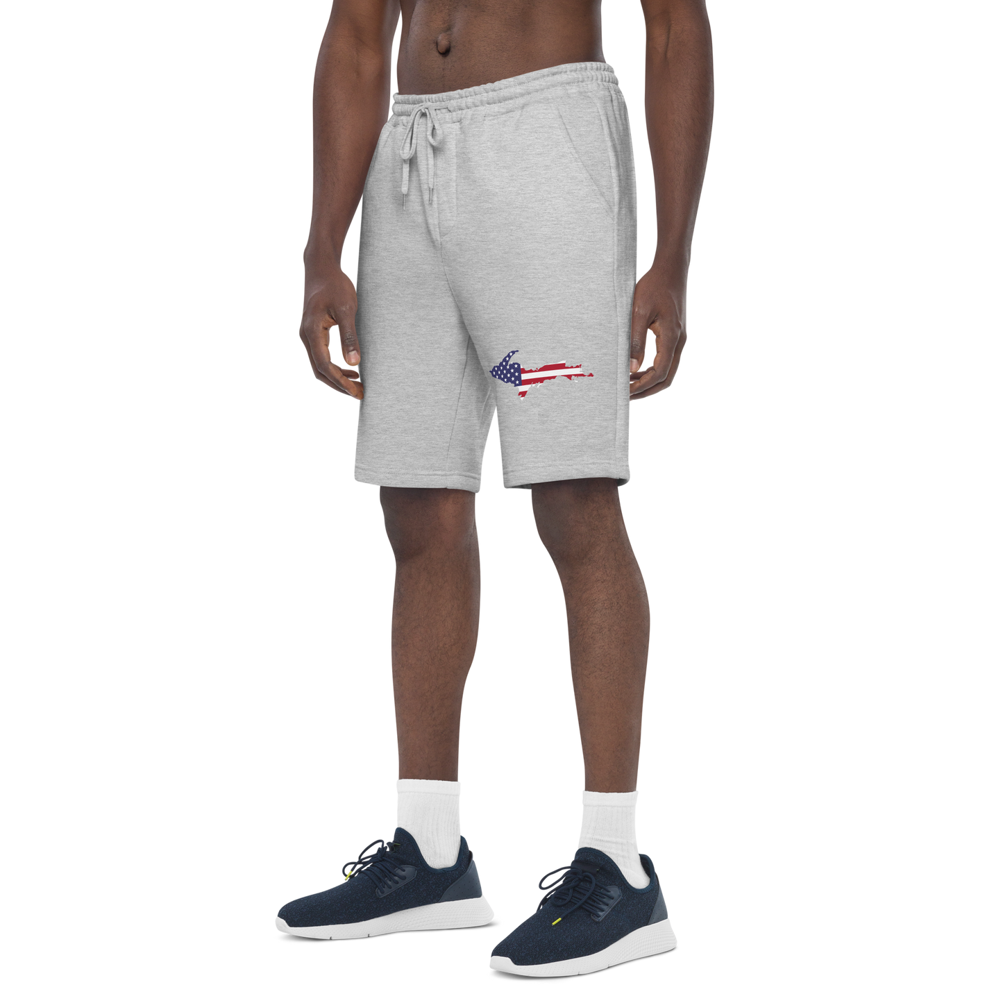 Michigan Upper Peninsula Shorts (w/ UP USA Flag) | Men's Fleece