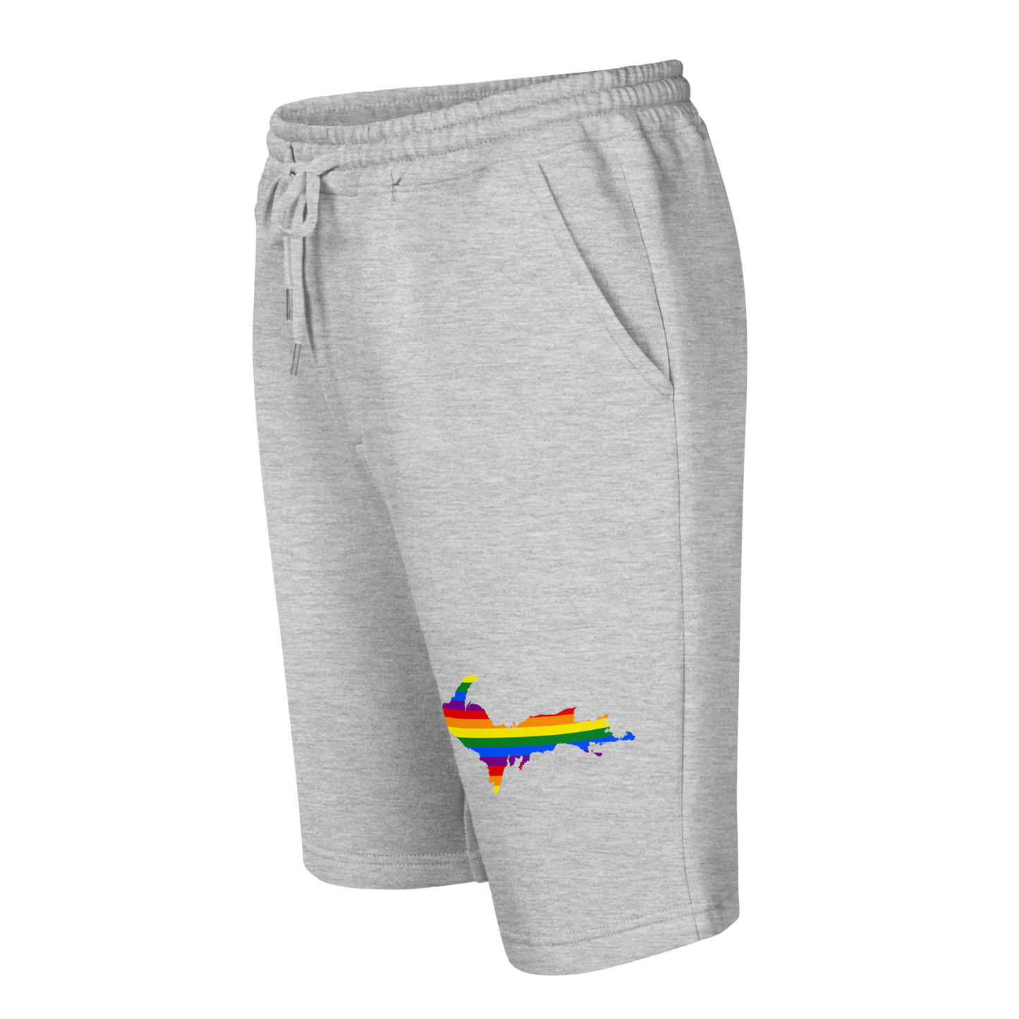 Michigan Upper Peninsula Shorts (w/ UP Pride Flag) | Men's Fleece