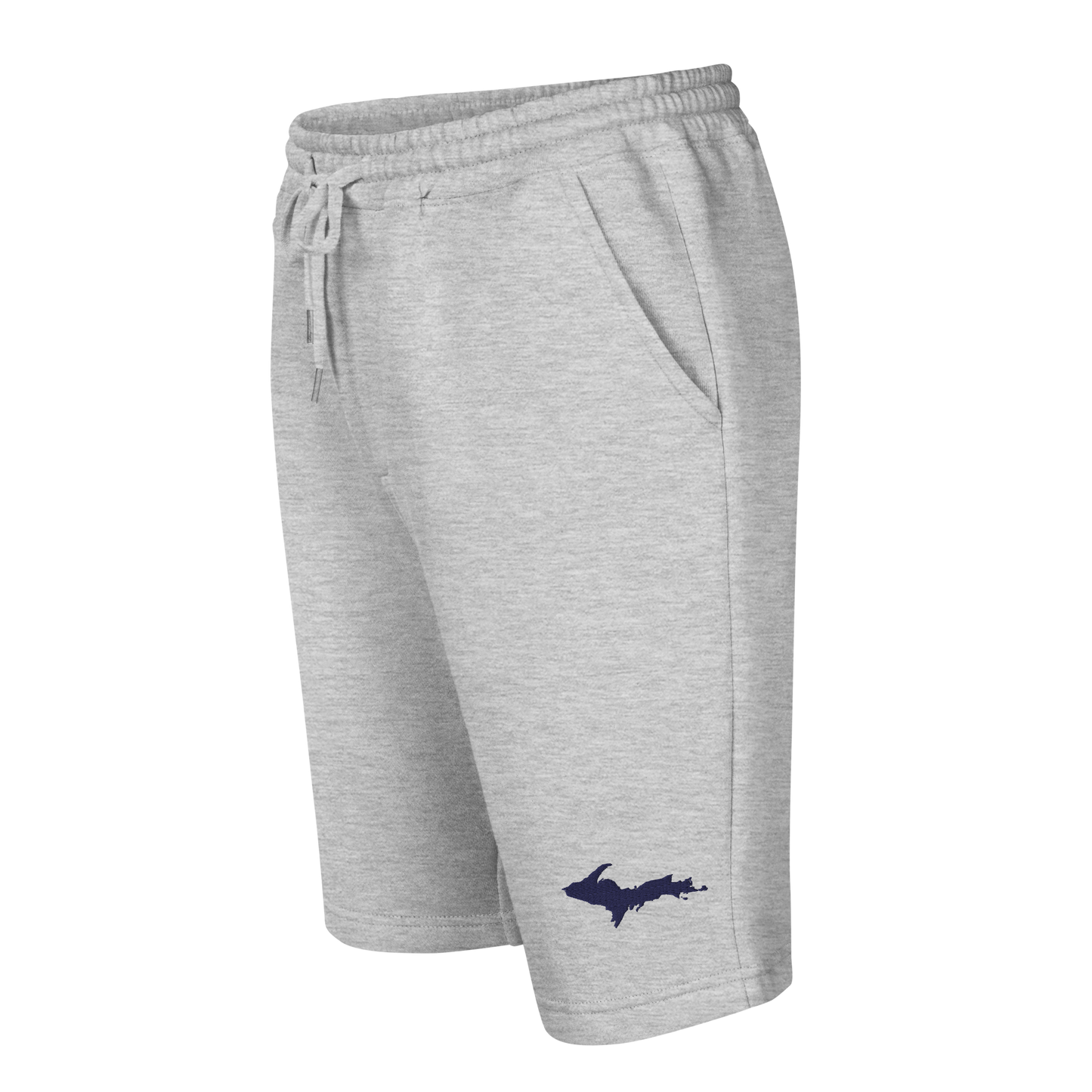 Michigan Upper Peninsula Shorts ( w/ Embroidered UP Outline ) | Men's Fleece