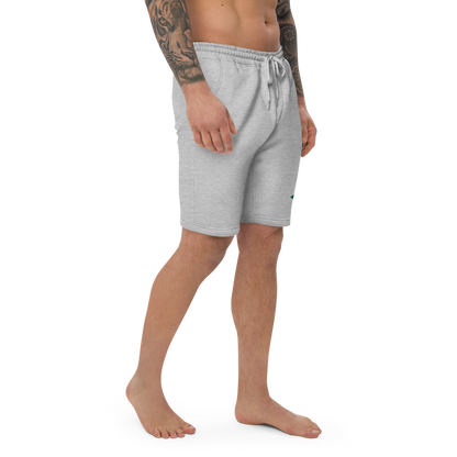 Michigan Upper Peninsula Shorts ( w/ Embroidered Green UP Outline ) | Men's Fleece