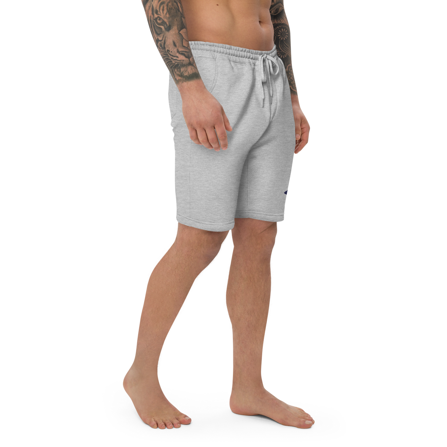 Michigan Upper Peninsula Shorts ( w/ Embroidered UP Outline ) | Men's Fleece