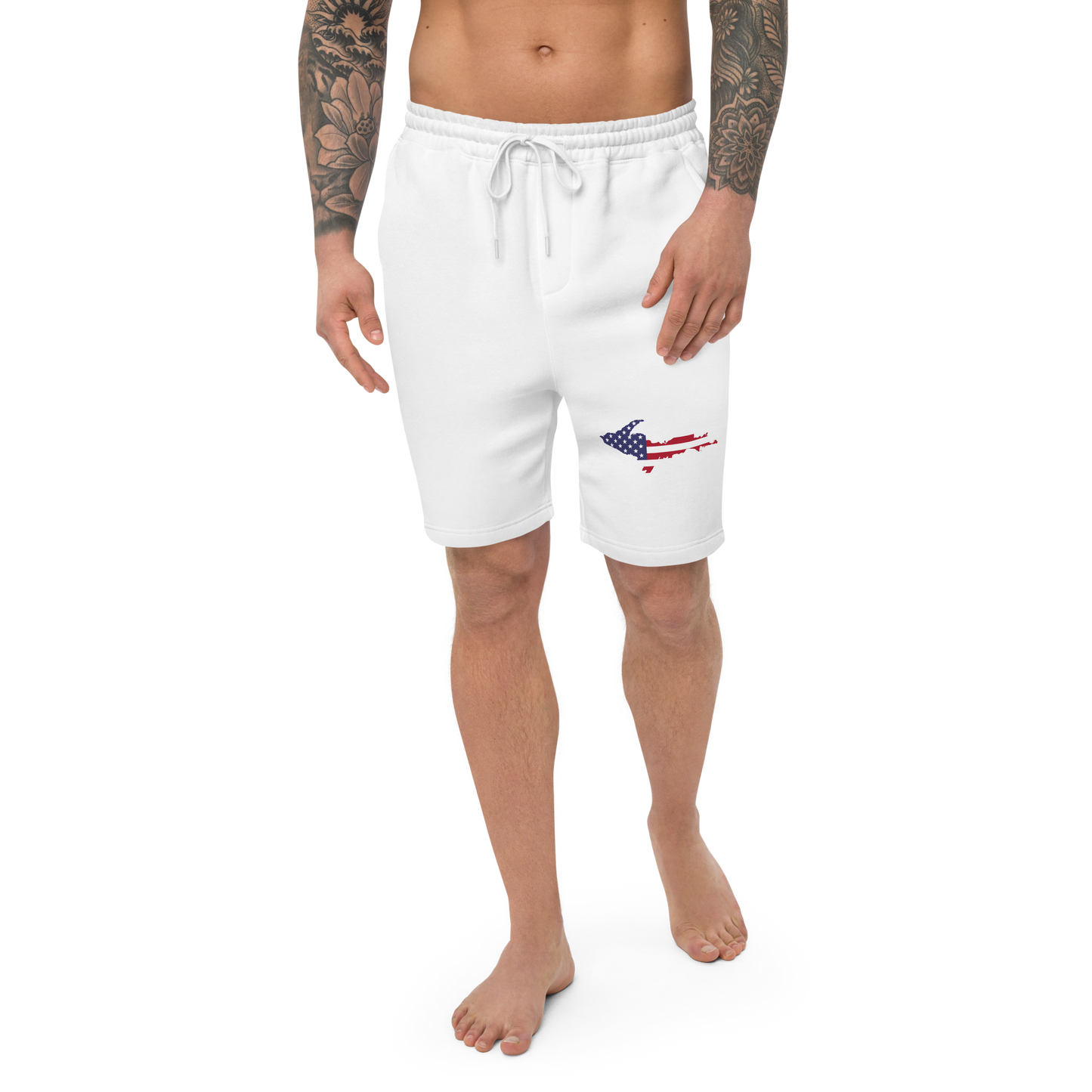 Michigan Upper Peninsula Shorts (w/ UP USA Outline) | Men's Fleece