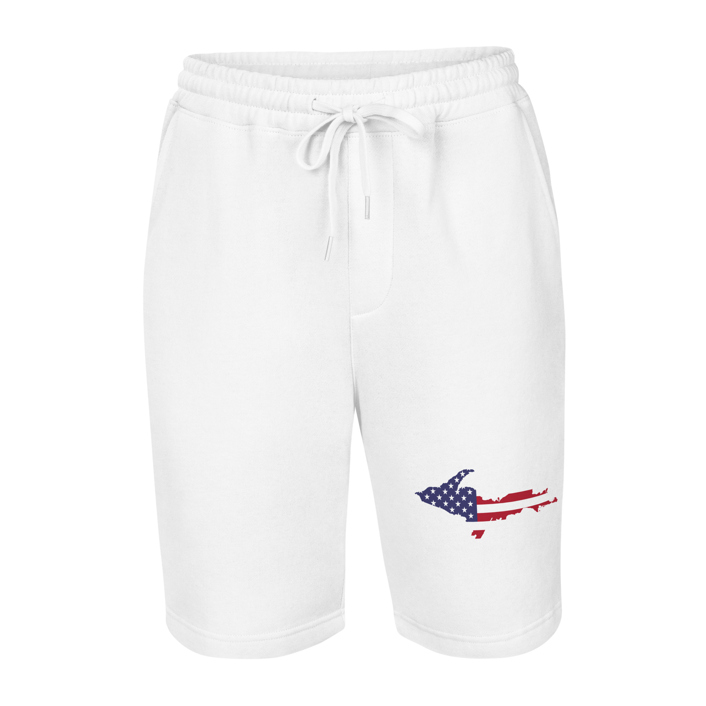 Michigan Upper Peninsula Shorts (w/ UP USA Flag) | Men's Fleece