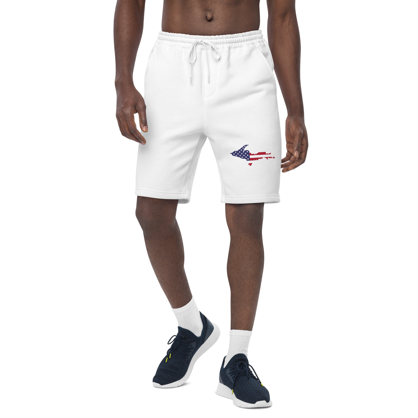 Michigan Upper Peninsula Shorts (w/ UP USA Flag) | Men's Fleece