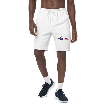 Michigan Upper Peninsula Shorts (w/ UP USA Flag) | Men's Fleece